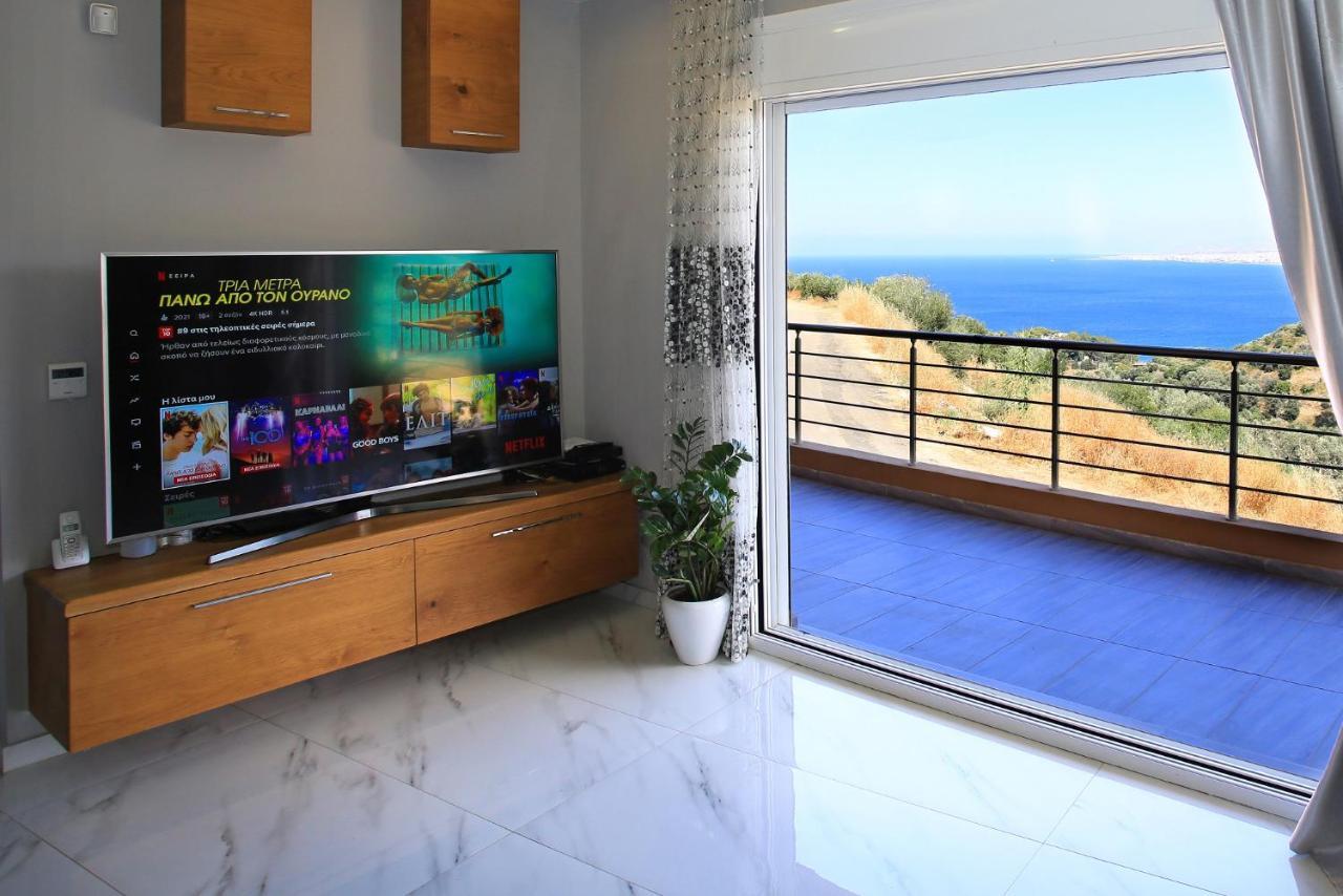 Design Villa Nicol - Heated Pool - Summer Kitchen 伊拉克利翁 外观 照片