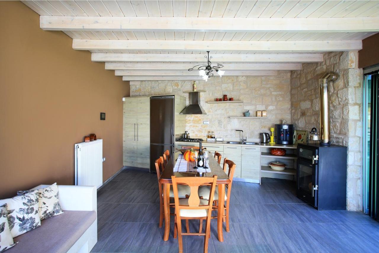 Design Villa Nicol - Heated Pool - Summer Kitchen 伊拉克利翁 外观 照片