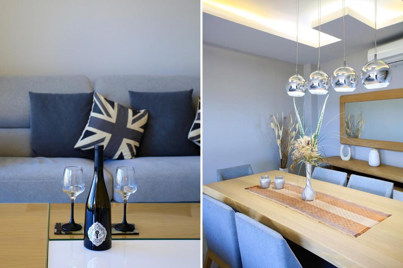 Design Villa Nicol - Heated Pool - Summer Kitchen 伊拉克利翁 外观 照片